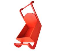 Zerodeko Newborn Photography Prop Christmas Sled Photo Prop Red Wooden Sled for Photo Shoot Posing and Christmas Decoration