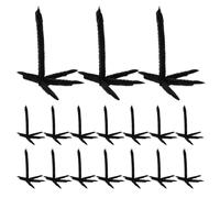 Zerodeko Pack of 100 Crow Paws Accessories Imitation Crow Claw Parts Small Manufacture Artificial Bird Feet for Crafts Calling Indoors The Lifelike Crow Feet
