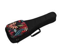 Zerodeko Padded Ukulele Bag with Double Shoulder Straps and Front Pocket Thick Protective Case for Guitar Carrying Comfortable and Musical Instrument Storage Pouch