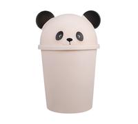 Zerodeko Panda Trash Can Cute Bin Panda Bin Bedroom Living Room Animal Bathroom Kitchen Bedroom Cartoon Cartoons with Lid Small Garbage Can Automotive Plastic