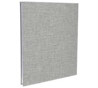 Zerodeko Paper Folder Hole Binder A4 Large Three with Design Capacity Storage Made of Fabric, Water Resistant and Easy Flipping for with Minimalist Modern Resume Home and School Use