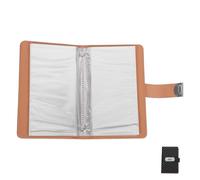 Zerodeko Password Lock Money Saving Challenge Binder with Rhinestone Pu Cover, Waterproof Cash Envelope Organizer for Budget and Family Finance Management, Black, Holds 100 Bills