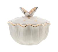 Zerodeko Pen Cup for Nail Dappen Dish Ceramic Nail Dish Bowl Lid for Storage and Liquid Holder
