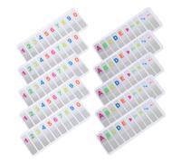 Zerodeko Pet Index Sticky Tabs for Document Annotation and Class Marking 10 Sets with Smudge-Free Writing and Visibility, Removable Page Markers for Study Materials and Files