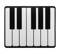 Zerodeko Piano Keyboard Mouse Pad Large Office Desk Mat Non-Slip Laptop Mouse Pad Creative Music Notes Design for Gaming and Work