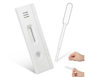 Zerodeko Pig Pregnancy Test Kit Plastic Cassette for Sow Early Pregnancy Detection Small Size and Easy to Store , for Reexamination of Pregnant Animals , White Lightweight Farm Testing