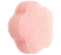 Zerodeko Plant-based Flower-shaped Facial Cleaning Sponge Gentle Exfoliating Face Scrubber for Women Lightweight Biodegradable Skincare Tool for Home and Travel Use