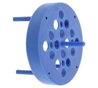 Zerodeko Plastic Circular Centrifuge Tube Rack 2Pcs 20 Holes Floating Water Bath Holder with Detachable Legs for Laboratory Sample Storage and Preparation