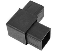 Zerodeko Plastic Corner Brace Connector and Easy Installation for 40x40cm Square Pipe , Two-Way Right Angle Corner Fixing Bracket with Long-Lasting Durability for Furniture and Shelf
