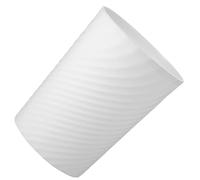 Zerodeko Plastic Garbage Bin 10l Large Capacity Kitchen Waste Basket with Large Opening Not Easy to Deform Or Break, White Trash Can Suitable for Bathroom and Office