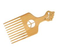 Zerodeko Plastic Hair Comb for Taming and Styling Hair Compact Black Plastic Pick Suitable for Bedroom and Office Use