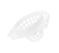 Zerodeko Plastic Mop Bucket Drain Basket with Thickened Wringer and Easy Storage, Sturdy White Material for Safe and Efficient Mopping Tasks