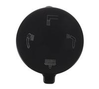 Zerodeko Plastic Shower Diverter Handle Replacement with Four-Speed Selector Switch Knob, Precision Valve Technology and Simple Operation, Elegant Black Design for Hotel Bathroom and Home