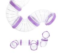 Zerodeko Plastic to Reinforcement Design Mouth Hamster Tunnel Enrich Expand Mice and Dwarf Hamsters Pet's Home Play Space