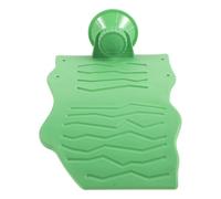 Zerodeko Plastic Turtle Basking Platform Easy to Remove and Not Easily Crack after Soaking with Suction Cup Green for Aquarium and Fish Tank, Reptile and Dwarf Frog Floating Stand