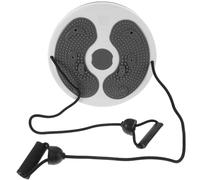 Zerodeko Plastic Waist Twisting Disc with Dual Ropes for Safe Arm and Waist Exercise Textured Platform for Foot Massage and Home Slimming Machine for Hips and Thighs Workout