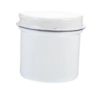 Zerodeko Porcelain Ointment Jar Sterilization Box with Cotton Holder Laboratory Supplies for Middle and High School Biology Experiments