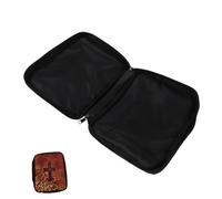 Zerodeko Portable Bible Cover Case Heavy Padding and Individualized Sections for Holy Water Bottle and Chalice, Polyester Material, Classic Religious Style for Christening and Travel Use