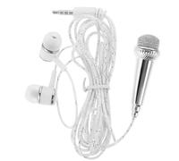 Zerodeko Portable Condenser Microphone Miniature Plastic Microphone for Outdoor Use and Household Entertainment with No External Power Required, for Recording and Singing