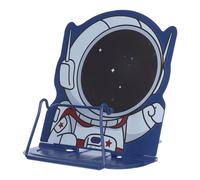 Zerodeko Portable for Reading Astronaut-Themed Book Stand Holder Metal Stable and Versatile Use, Suitable for Magazines and Recipes on Kitchen Counter or Studying Desk