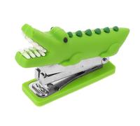 Zerodeko Portable Hand Stapler Desk Stapler Creative Mini Light Green Silicone Stainless Steel Binding Hardly Jams Staples Study Home Use for Students and Teachers
