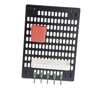 Zerodeko Portable Pegboard Wall Organizer with Hooks and Storage Boxes No Drill Mounting Versatile for Craft Rooms Kitchens Bathrooms and Dorms Includes Large Blue Board White and Pink