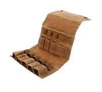Zerodeko Portable Spice Bottle Bag Canvas Travel Condiments Holder for Outdoor Camping