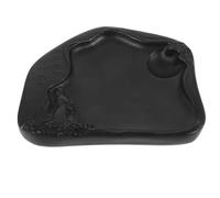 Zerodeko Portable Stone Inkslab with Smooth Surface and Delicate Fine Workmanship, for Calligraphers and Painters, for Desktop Ink Painting and Writing Practice