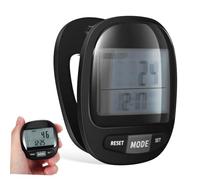 Zerodeko Portable Walking Pedometer Plastic Step Counter Day Memory and Easy-read Digital Display for Fitness Tracking Outdoor Activities