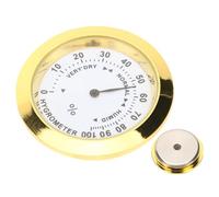 Zerodeko Premium for Instrument Care round Hygrometer Alloy Material, No Battery Needed, Easy to Use, Light Weight for Violin and Guitar and Can Be Placed in Piano Bag Or Case