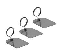 Zerodeko Price Holders Clips Sturdy Metal 3pcs Black Price Label Display Clamp with Simple Feature for Supermarket and Shop Use for Retail Pricing