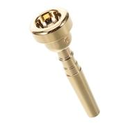 Zerodeko Professional Copper Trumpet Mouthpiece Size 7 Gold Horn Accessory for Beginners and Youth Bands Suitable for School Concerts and Stage Practice