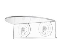 Zerodeko Punch Free Acrylic Flowerpot Window Storage Rack with Suction Cup Design, Space-saving Wall-mounted Plant Pot Display Rack for Indoor Garden and Windows