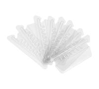 Zerodeko PVC and Versatile Application Made of Stable PVC Material Hanging File Folder Tabs with Visibility of Label Content for Organizing Notebooks and File Cabinets
