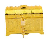 Zerodeko Realistic Egyptian Treasure Chest for Portable Educational Archaeology Box with Authentic Ancient Design Compact Stem Learning Prop for Home Travel and Family Parties