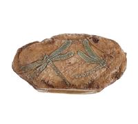 Zerodeko Realistic Resin Insect for Reptile Habitat Decor with Educational Value and Unique Design, Brown Artificial Bug Model for Vivarium and Reptile Tank Enclosure Display