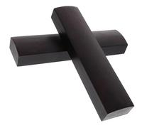 Zerodeko Rectangular Paper Weight Wood Calligraphy Paperweight Tools Black Delicate Fine Workmanship Desk Decoration for Friends Who Love Calligraphy