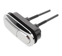 Zerodeko Replacement Dual Toilet Button 1 Plastic Toilet Push Button Oval Shape Strong and Sturdy Premium ABS Material with Excellent Craft Chic and Beautiful Look