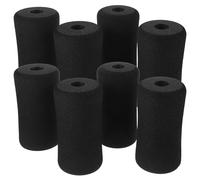 Zerodeko Replacement Foam Foot Pads Roller Black Sponge Cover 8pcs Providing Comfort and Protection during Exercise and Daily Use, Fitness Machine Equipment for Leg Extension Machine