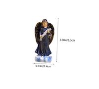 Zerodeko Resin Nativity Christmas Ornament Jesus Figurine Religious Sculpture Decorative Manger Scene for Home Living Room Bedroom Catholicism Faith Display Gift