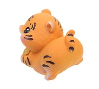 Zerodeko Resin Tiger Figurine Miniature Ornament for Year the Tiger 2022, Multi-purpose Decoration and Cake Topper, for Special Festivals and Parties with Chinese New Year Atmosphere