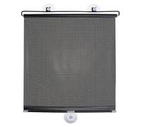 Zerodeko Retractable Blackout Window Shade with Suction Cups, 40x125cm Breathable Roller Sunshade for Kitchen and Balcony, Indoor Privacy Curtain for Home Windows