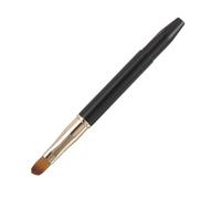 Zerodeko Retractable Dual-end Lip Brush for Lipstick Concealer Portable Small Makeup Tool for Lip Gloss Balm Eyeshadow Smudging Effect Lightweight Cosmetic Applicator for Women and