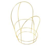 Zerodeko Retro Chinese Traditional Crown Frame Hairband, Hand-Welded Steel Wire Headdress Base for Hanfu Hair Accessory Making, Ancient Style Headwear Craft Organizer for DIY