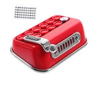 Zerodeko Retro Typewriter Shape Car Temporary Parking Card Air Freshener Registration Plate Accessory