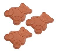 Zerodeko Reusable Bear-Shaped Sugar Saver Discs Pottery for Food Storage Containers and Kitchen Dual Moisture Control and Humidity Absorption