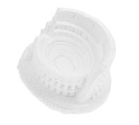 Zerodeko Roman Colosseum Ornament Figurine Model in White Plaster Fine Workmanship and Sturdy Design, Safe to Use Table Decoration for Home and Office Desktop Décor