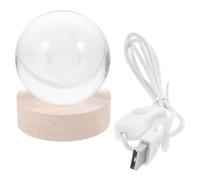 Zerodeko Romantic Crystal Night Lamp Bedroom Projector Light Sky Rotating Ball Globe with Warm Ambiance for Adults