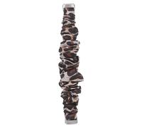 Zerodeko Scrunchy Fabric Watch Strap Leopard Print Elastic Wristband Replacement Band for Women, Comfortable Printed Watch Band for Smartwatch Accessories