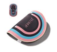 Zerodeko Shock-absorbing Mat for Jump Rope Workouts Non-slip Surface and Stable Footing, Polyester and Silicone Oval Mat Designed for Apartment Workouts and Home Fitness